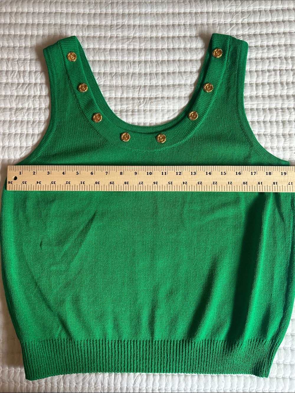 St. John Collection Sleeveless Knit Top Size L - Picture 7 of 8